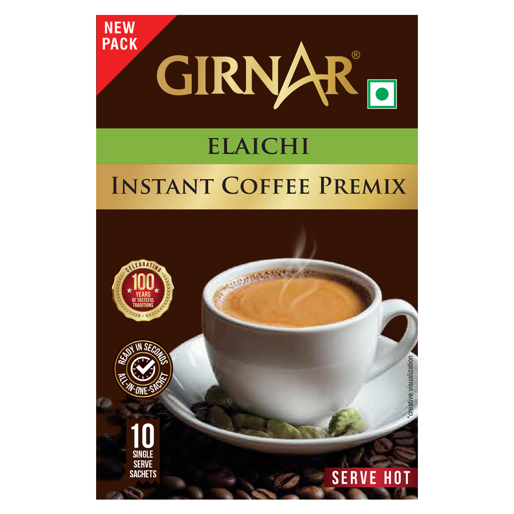 Girnar Instant Premix Coffee With Elaichi - Distacart