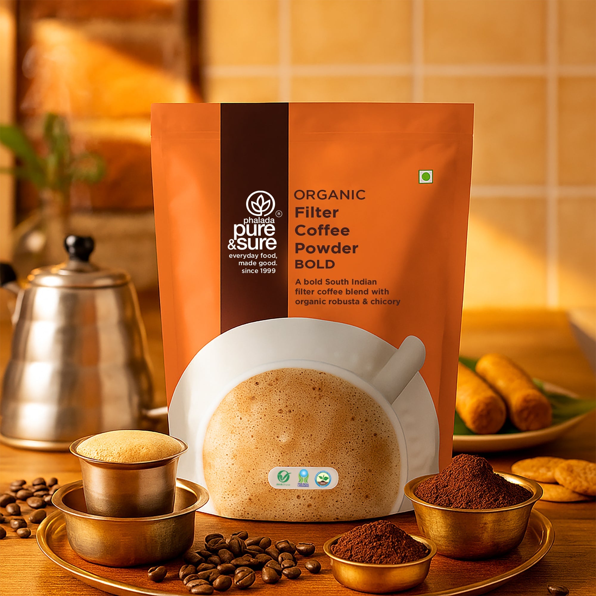 Pure & Sure Organic Coffee Bold - Distacart