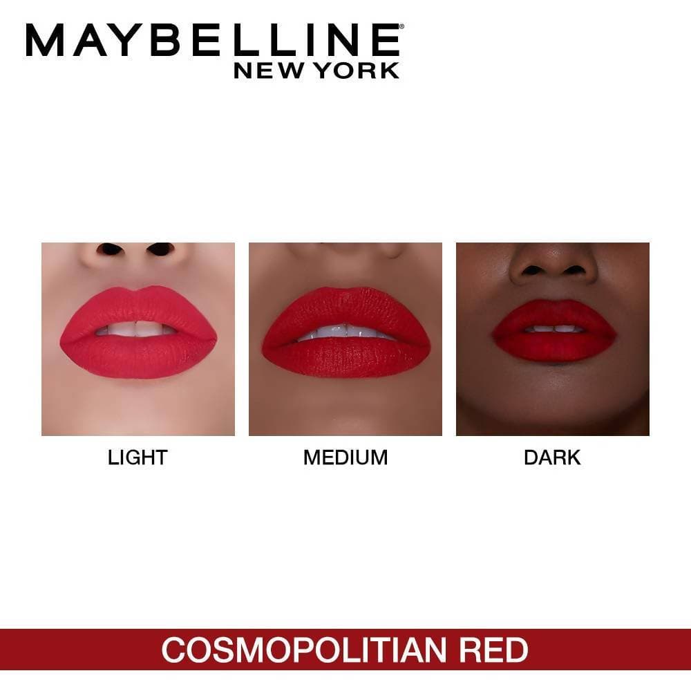 Maybelline New York Color Sensational Creamy Matte Lipstick / 643 Cosmopolitan Red
