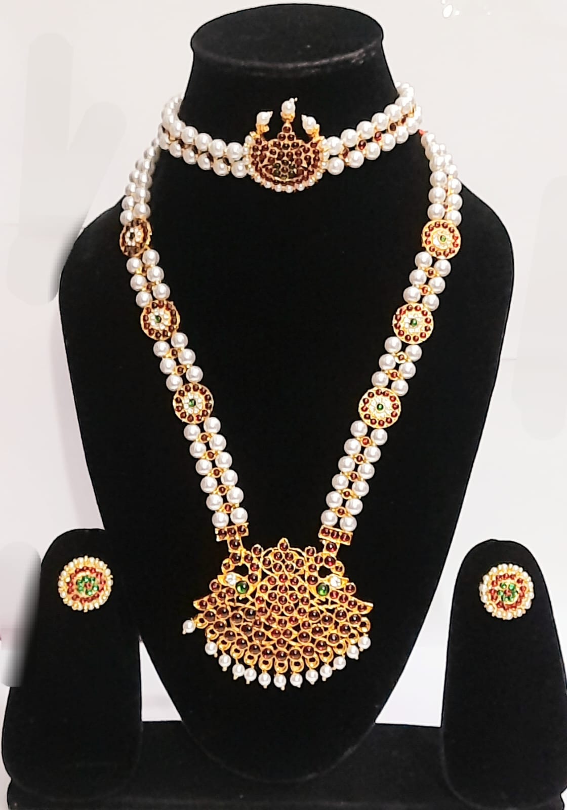 Elite Trading Coin Bharatnatyam Dance Jewellery Set