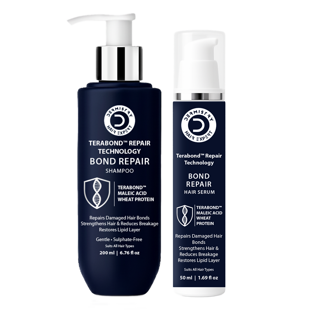 Dermistry Bond Repair & Restore Hair Serum & Shampoo TeraBond Maleic Acid Protein - Distacart