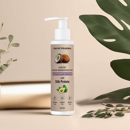 Jagat Pharma Deep Nourishment Conditioner With Silk Protein - Unlock Luxurious Silkiness for Your Hair