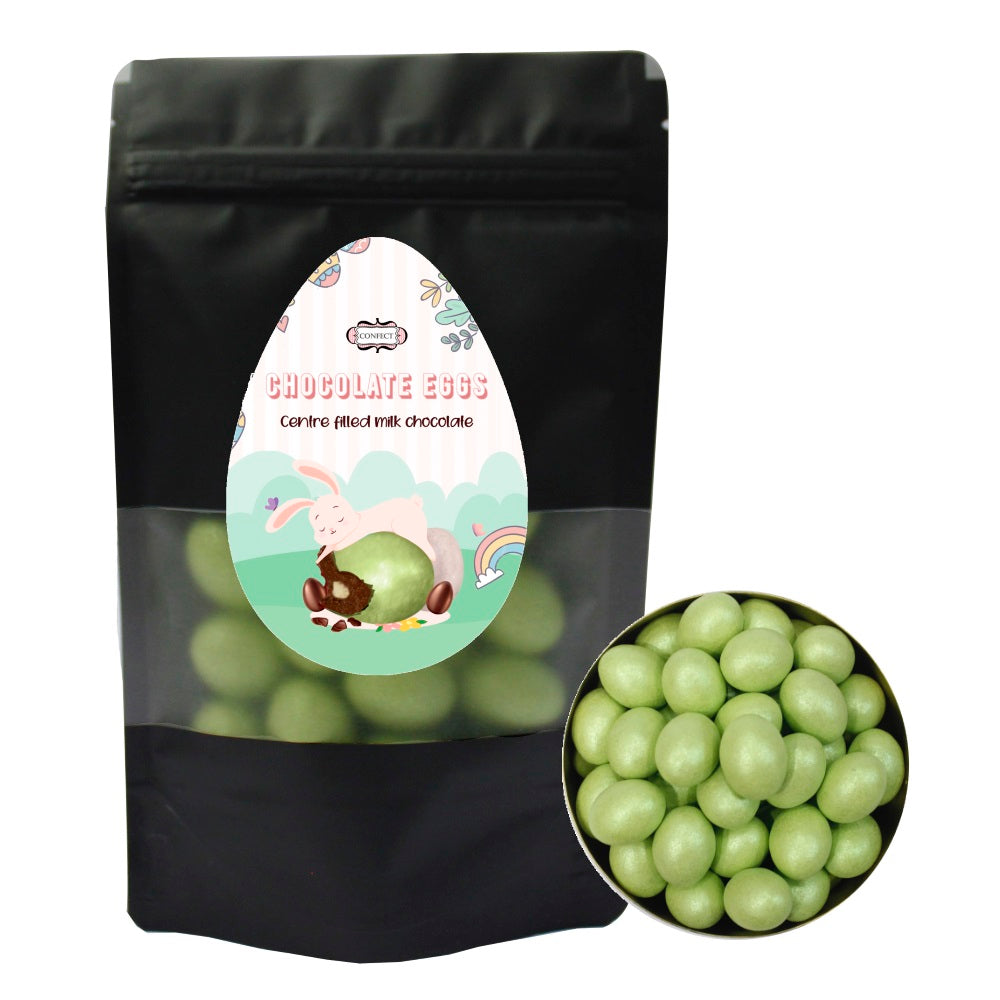 confect green chocolate eggs 300 gms