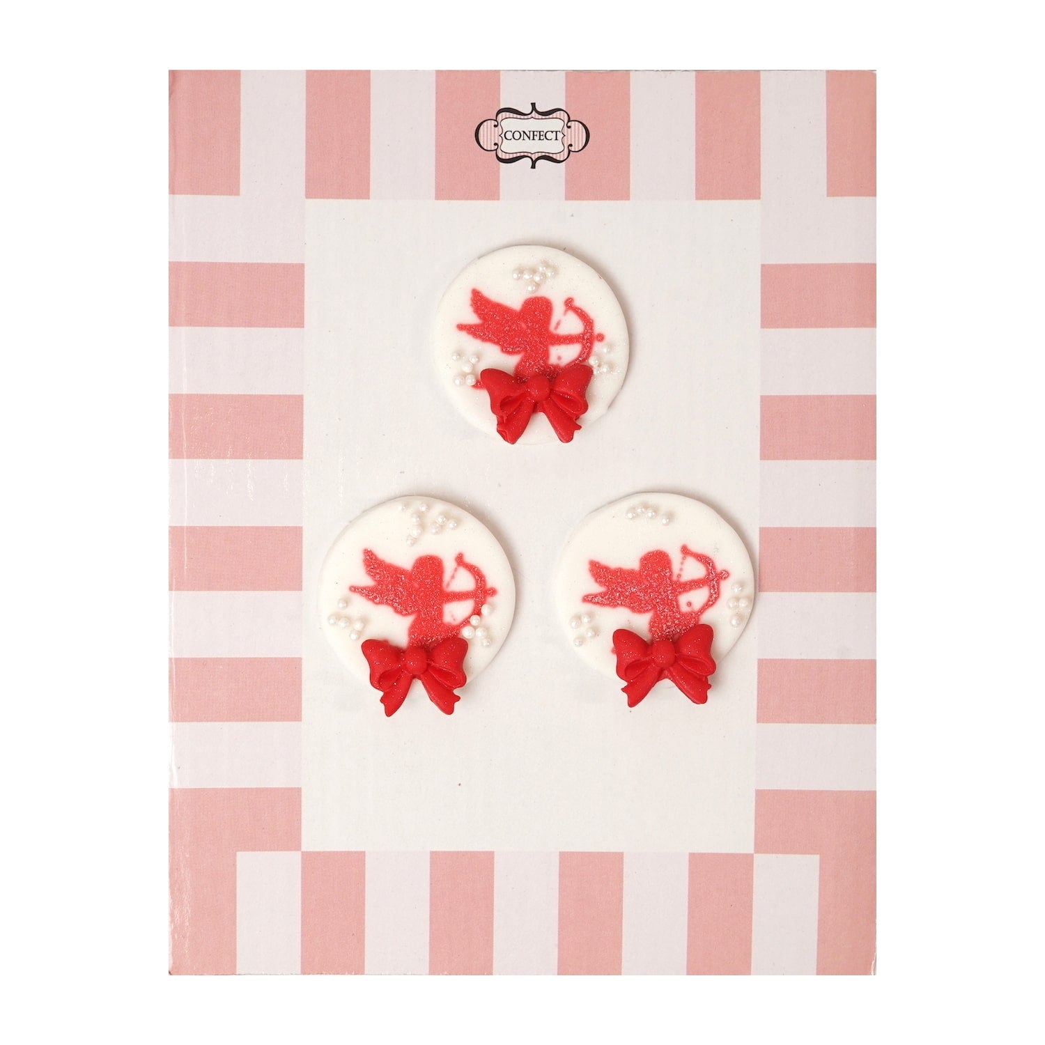 confect valentine cupid cake cupcake topper vt 008 60 gms
