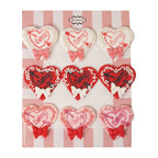 confect valentine love heart cake cupcake topper vt 005 60 gms