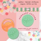 celebration stencils toppers cutters congrats
