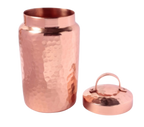 Isha Life Hammered Copper Container with Lid