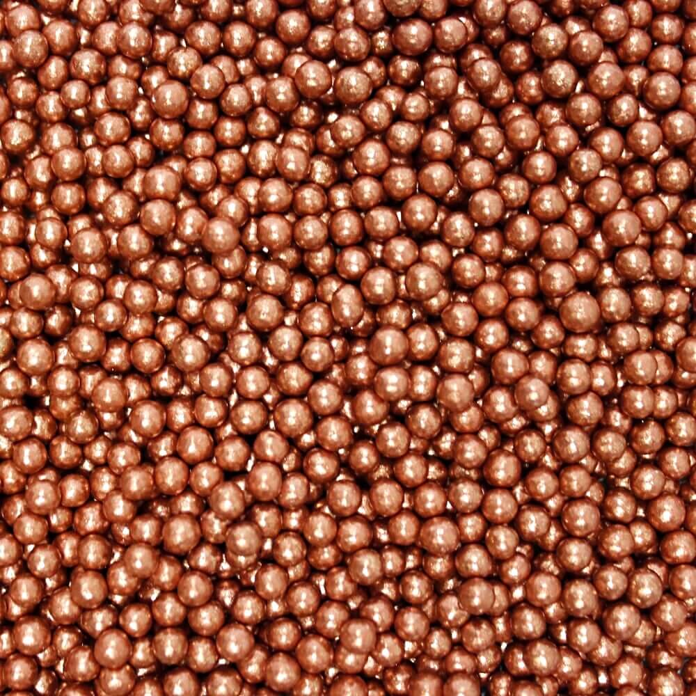 confect copper disco balls sprinkles 4 mm 120 gms