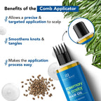 Botanic Hearth 100% Pure Rosemary Castor Oil for Hair Growth