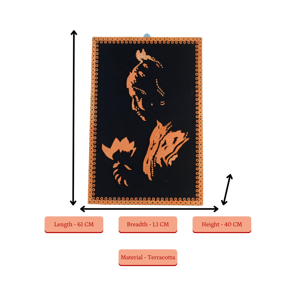 Sowpeace Terracotta light and shadow wall art - Distacart
