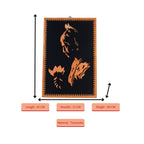 Sowpeace Terracotta light and shadow wall art - Distacart
