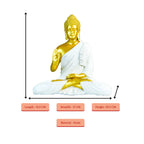 Sowpeace Resin Gold Buddha Decor - Distacart