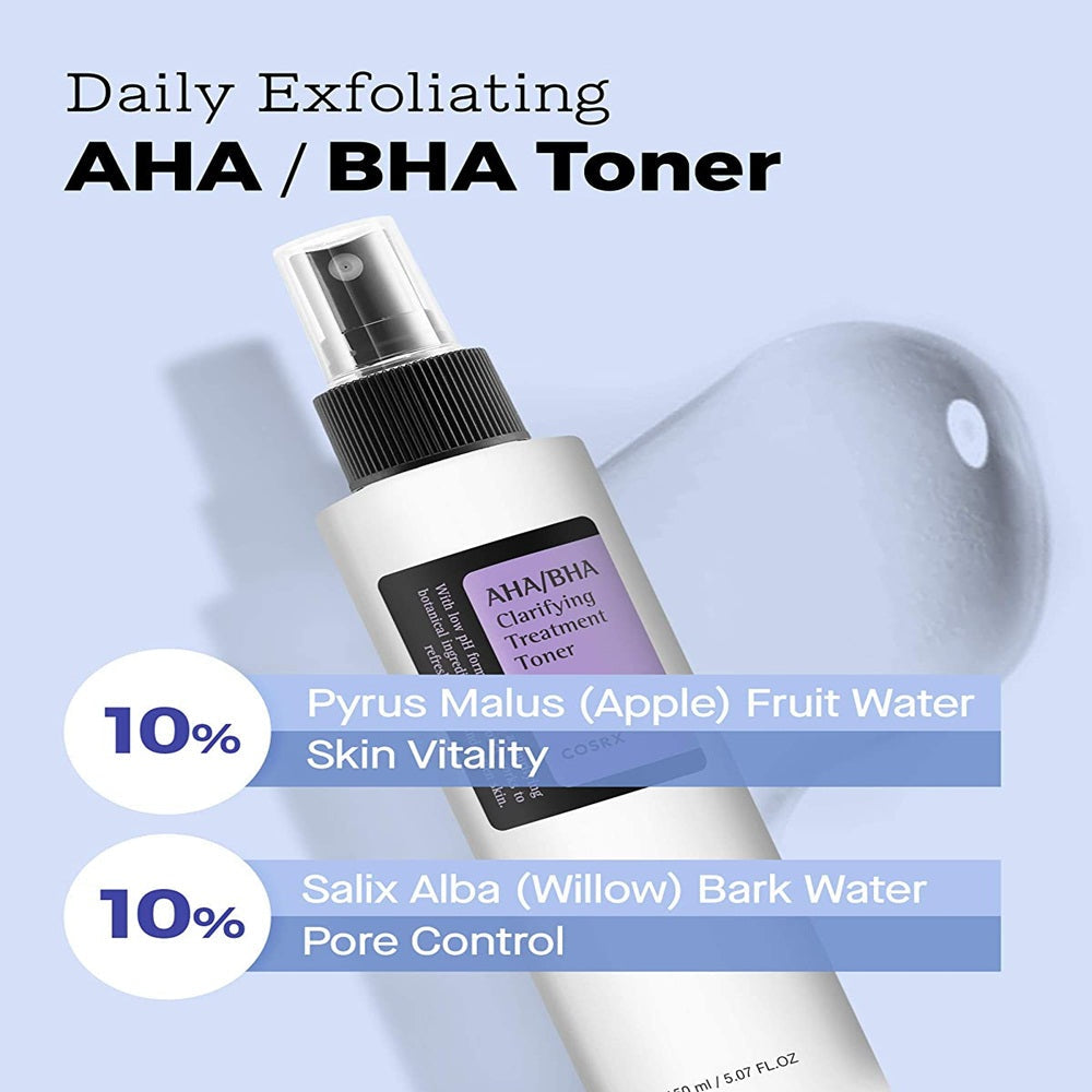 Cosrx AHA/BHA Clarifying Treatment Toner - Korean Skincare