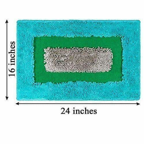 Cotton Blend Diana Door Mat/Bath Mat - Blue Color