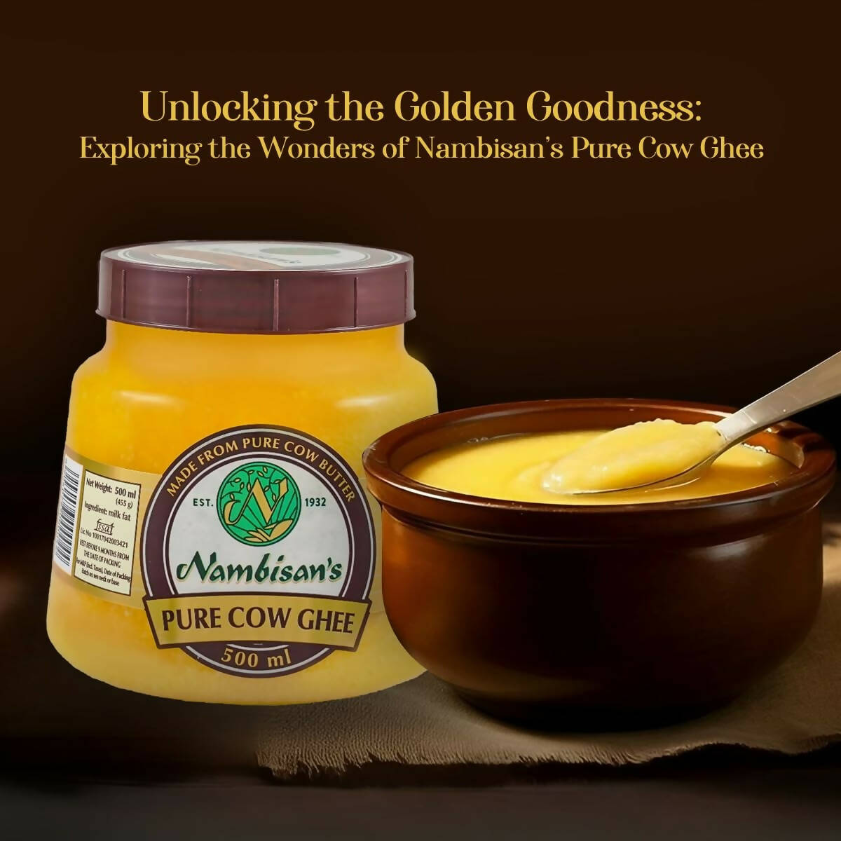 Nambisan'S Pure Cow Ghee - Distacart