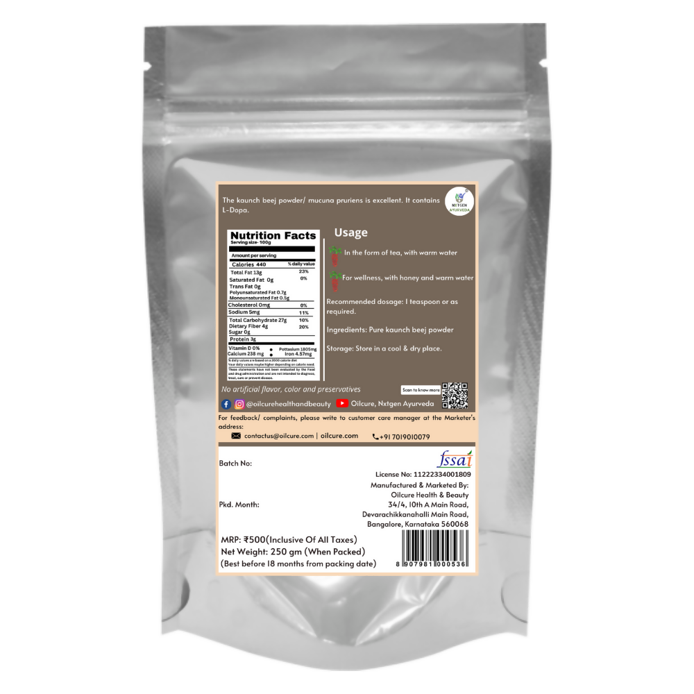 Nxtgen Ayurveda Kaunch Beej Powder - Distacart