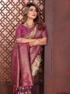 Anaita Banarasi Tissue Silk Saree - Distacart
