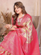 Anaita Banarasi Tissue Silk Saree - Distacart