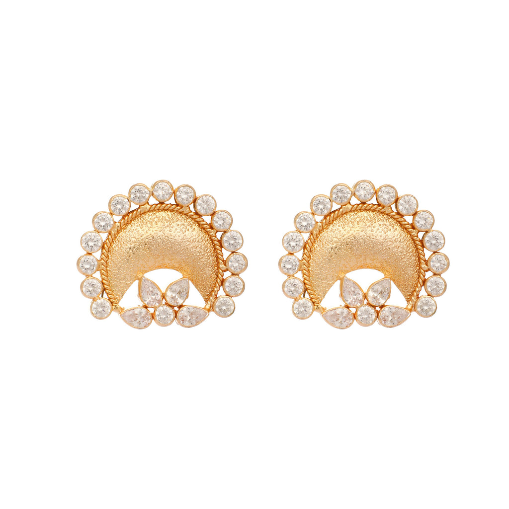 Nuyug 22K Gold Plated Crescent Glow Earrings - Distacart