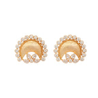 Nuyug 22K Gold Plated Crescent Glow Earrings - Distacart