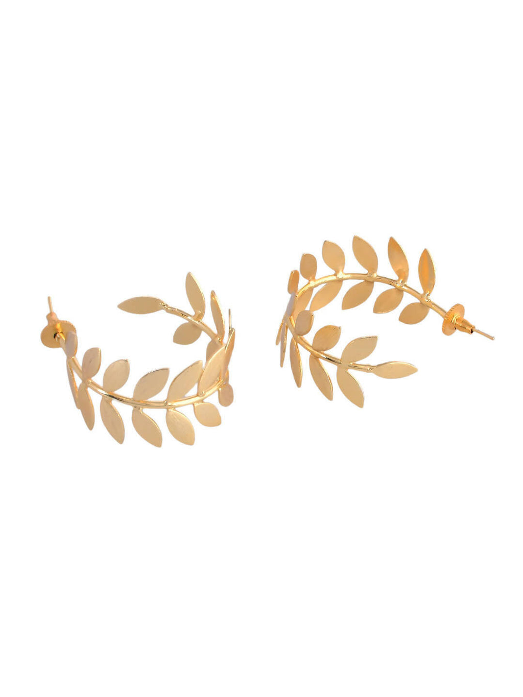 VOJ Women Gold Color stainless steel Earrings - Distacart