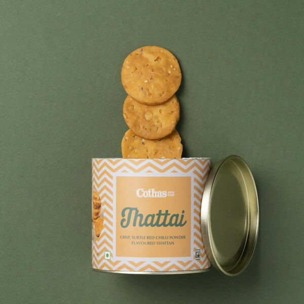 Cothas Thattai | Crispy Rice Flour Snack with Black Gram - Distacart