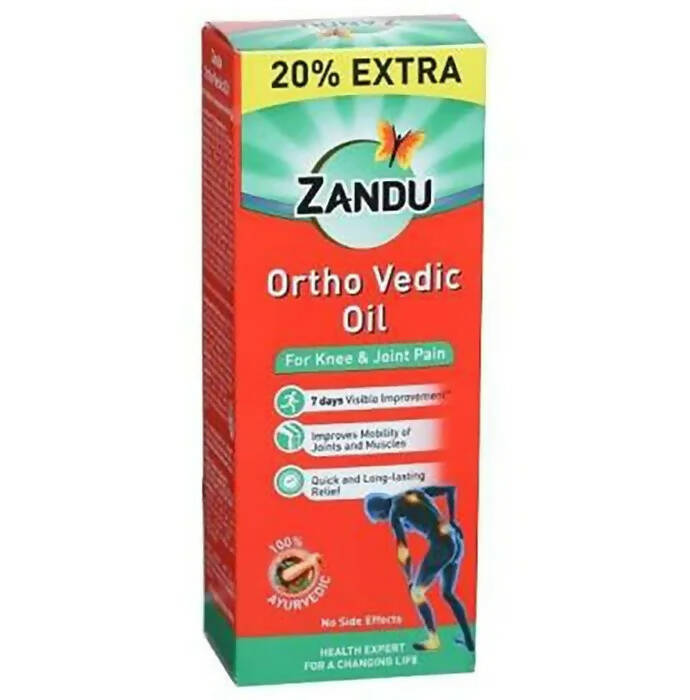 Zandu Ortho Vedic Knee & Joint Pain Oil - Distacart
