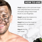 Globus Naturals Anti Pollution & Anti Acne Detox Charcoal Peel Off Mask For Men