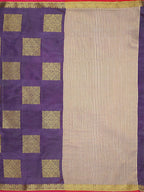 Mimosa Women's Kanchipuram Tussar Silk Purple Saree - Distacart