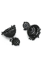 Mominos Fashion Johar Kamal Latest Design Black Color Jhumkas - Distacart