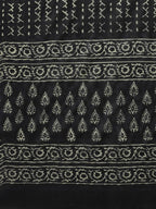 Yufta Women Black Ethnic Motifs Regular Mirror Work Pure Cotton Kurta with Trouser & With Dupatta