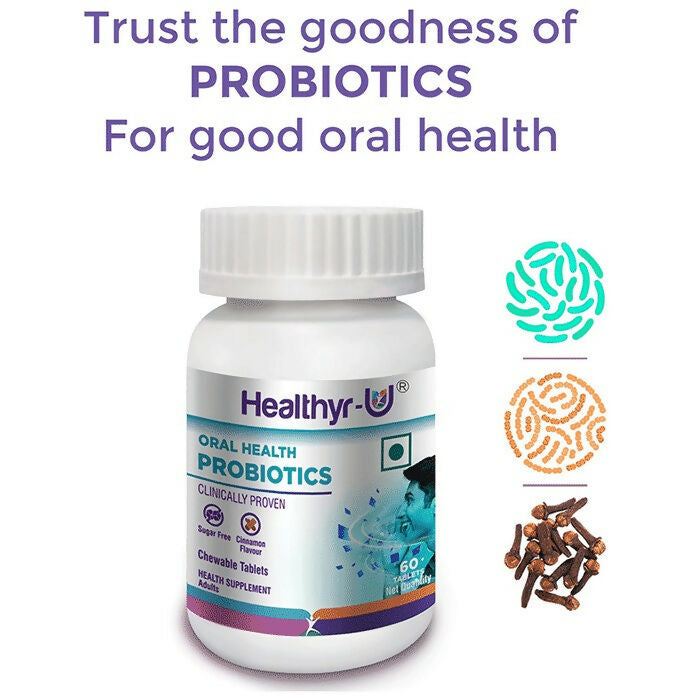 Healthyr-U Oral Health Probiotics Tablets - Distacart
