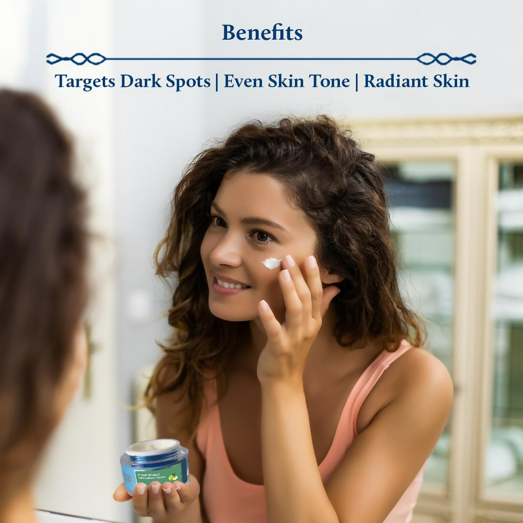 Blue Nectar Natural Vitamin C Face Cream for Glowing Skin Dark Spot Removal Cream For Women