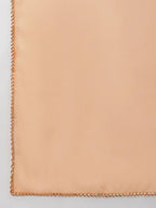Janasya Peach-Coloured Flared Sleeves Georgette Anarkali Kurta - Distacart