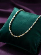 NVR Men's Handcrafted Rhodium Plated Chain - Distacart