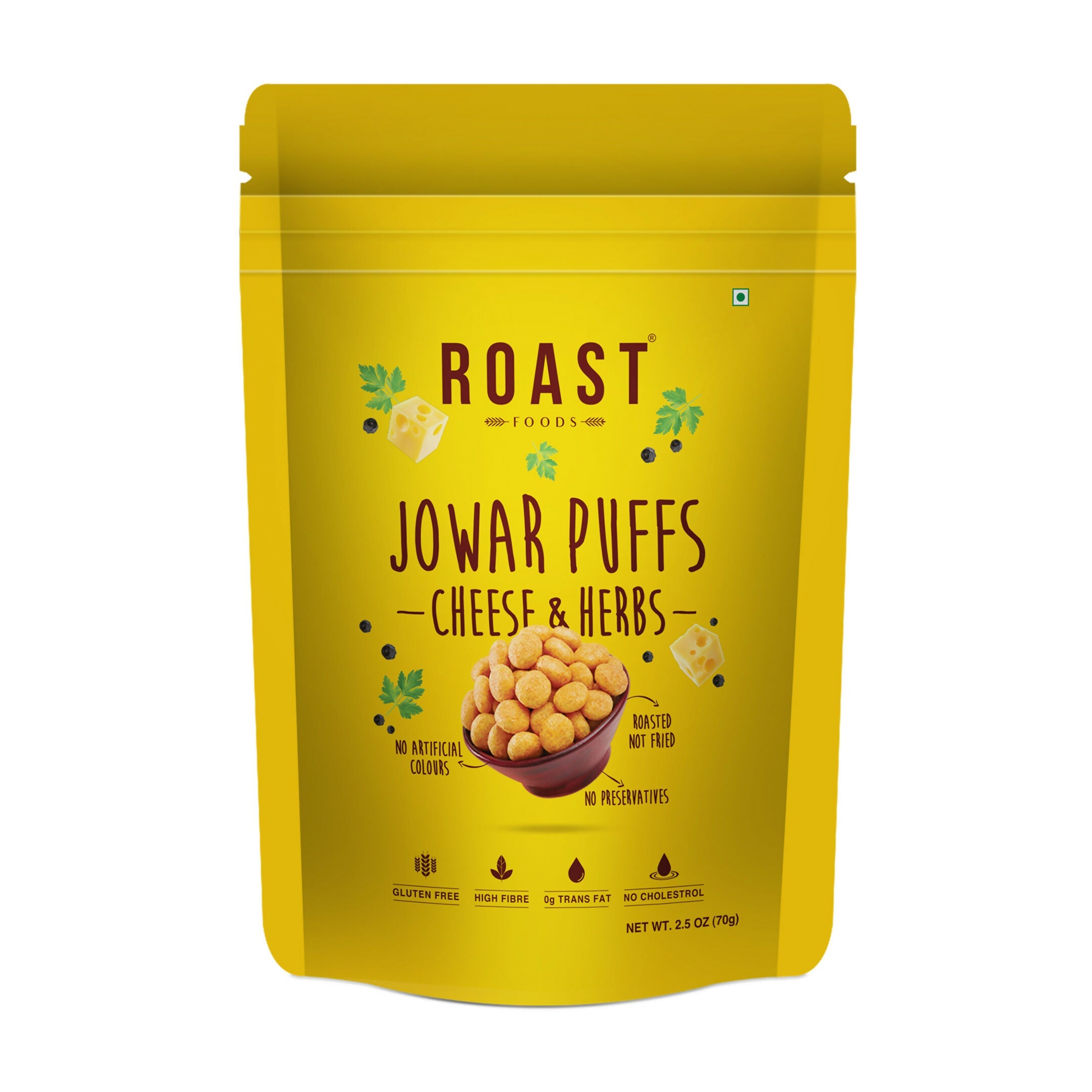 Roast Foods Jowar Puff Cheese & Herbs - Distacart