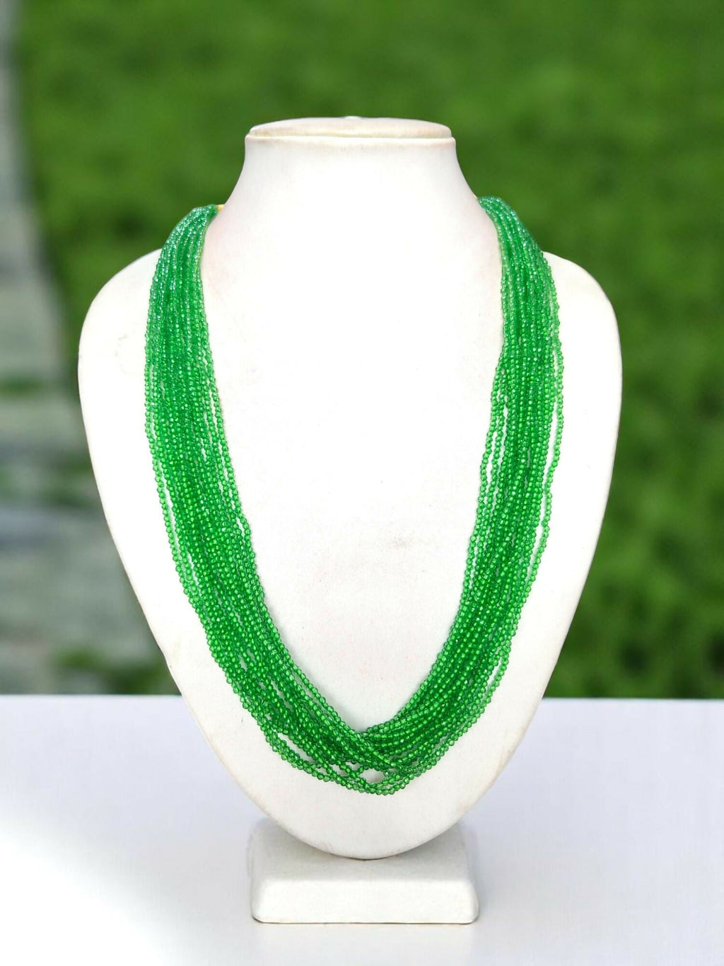 Inhanns Crystal Beads Luxe Edition – Multi-Layered Necklace - Light Green