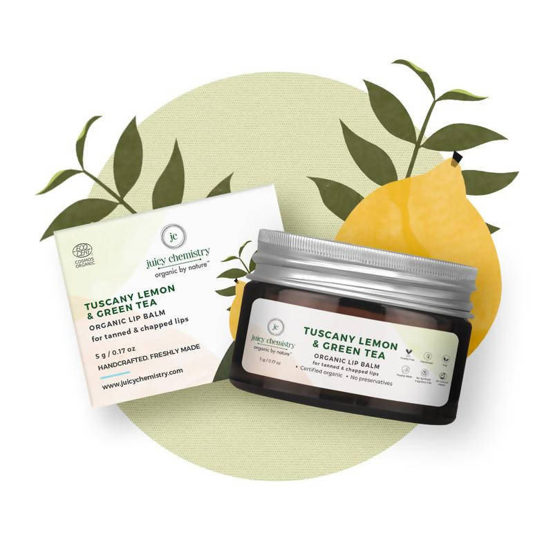 Juicy Chemistry Tuscany Lemon & Green Tea Lip Balm