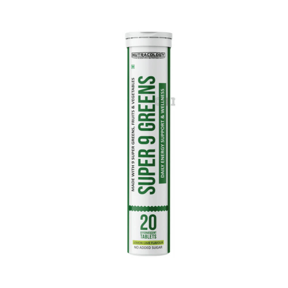Nutracology Super 9 Greens Daily Wholefood Multivitamin For Immunity And Detox Plant - Distacart