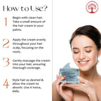 Ivory Natural Curly Hair Cream - Bouncy, Shiny, Humidity-Resistant Curls Hair