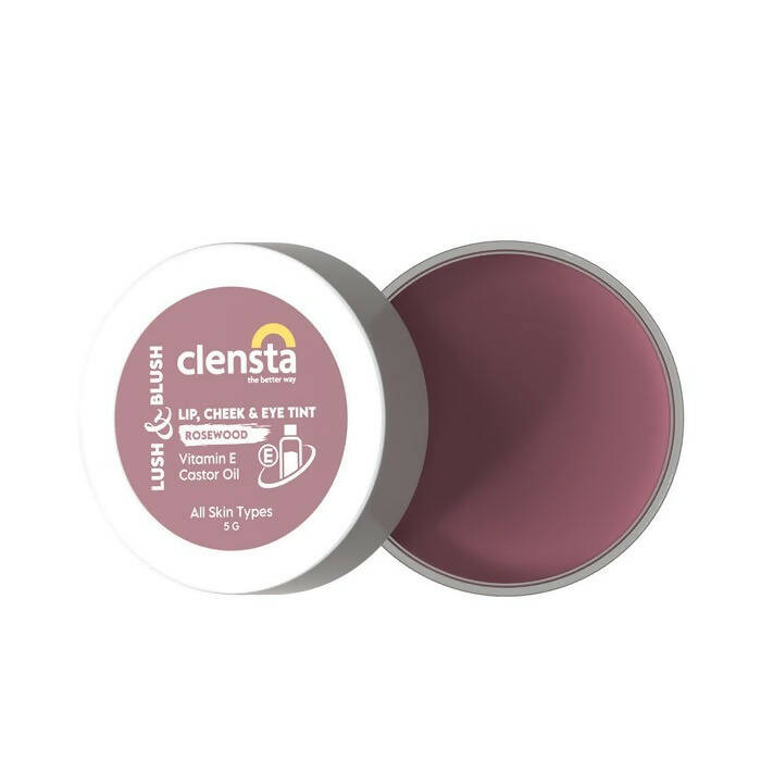 Clensta Lush & Blush Lip, Cheek & Eye 04 Tint Rosewood