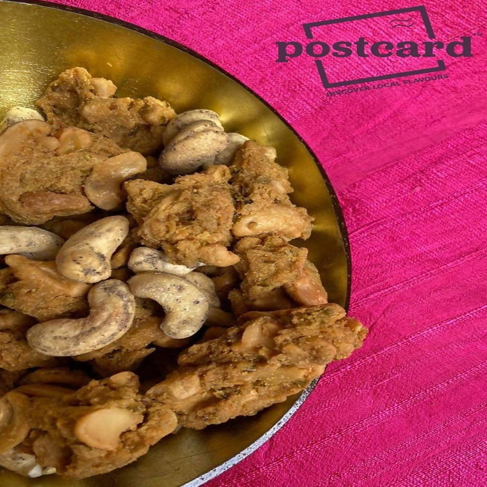 Postcard Hyderabadi Kaju Pakoda