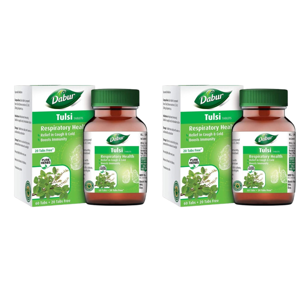 Dabur Tulsi Tablets Respiratory Health - Distacart