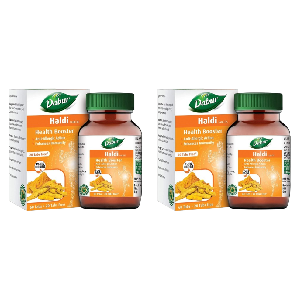 Dabur Haldi Tablets Health Booster - Distacart