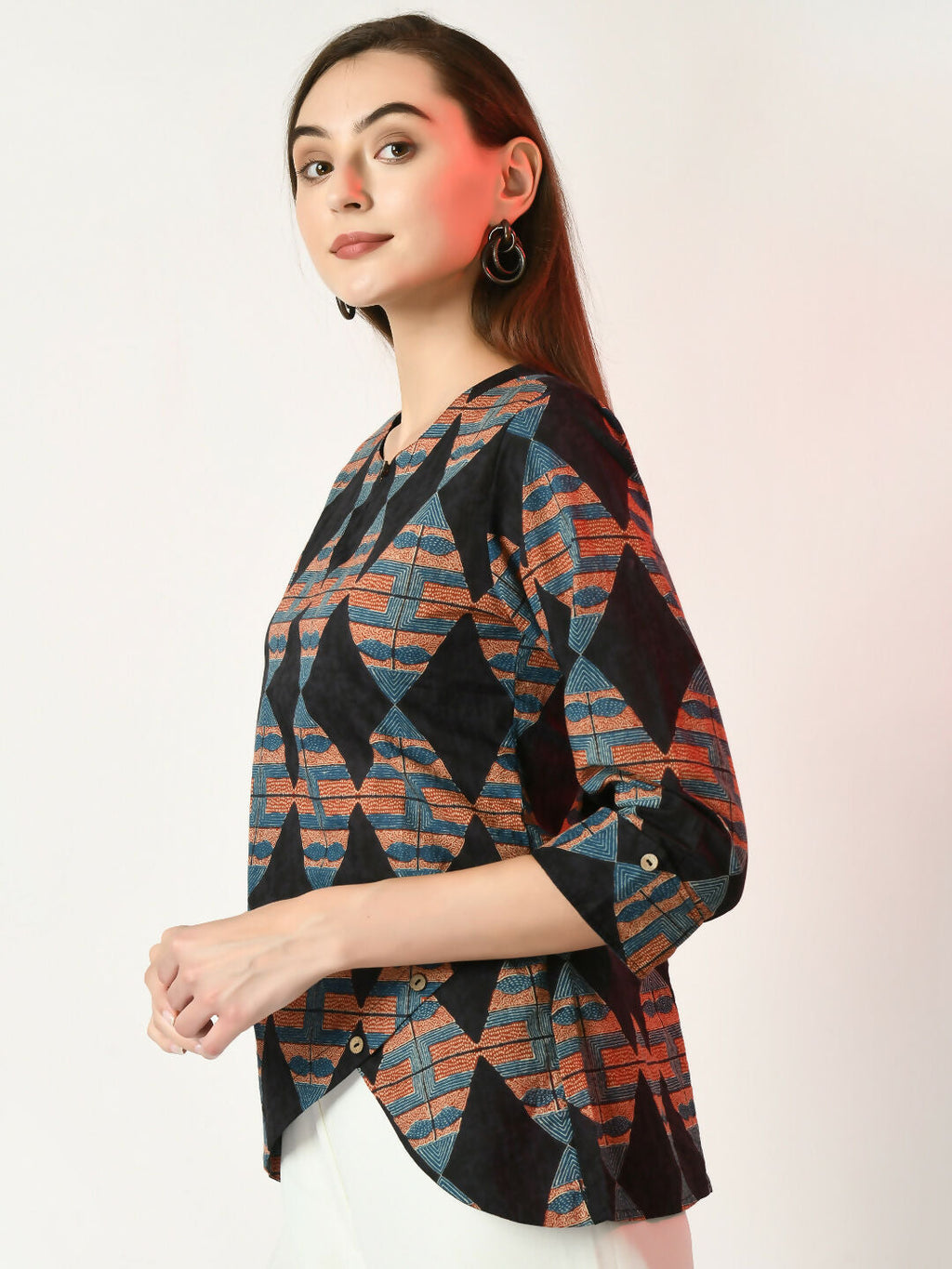 Myshka Women's Multi Printed Top