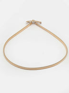 NVR Women Circular Gold-Polished Stretchable Metal Belt