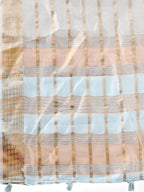 Shree Shyam Fashion Organza Sky Blue Saree - Distacart