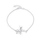 trueBrowns X Voylla 925 Sterling Silver Precious Cool Bhai Bracelet Rakhi - Distacart