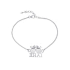 trueBrowns 925 Sterling Silver Precious BHAI Bracelet Rakhi - Distacart