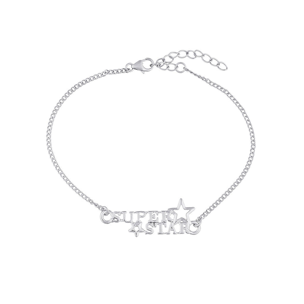 trueBrowns 925 Sterling Silver Precious SUPERSTAR Bracelet Rakhi - Distacart